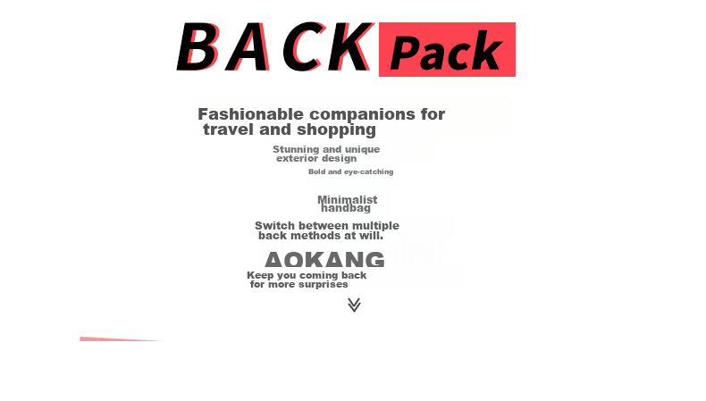 Aiqinghai Oxford Cloth Backpack, Travel Casual Fashion Large Capacity Schoolbag, Student Sports High-Value Birthday Gift 4