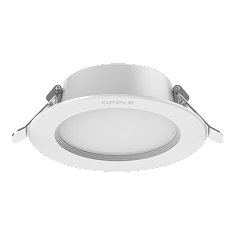 OPPLE LED Downlight 14W High Power Ultra-thin Full Aluminum Recessed Corridor Metal Downlight 5 Inch Cutout 110~130mm Bright White Light