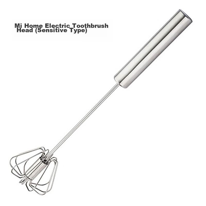 BJ Handheld Semi-Automatic Egg Beater, Baby Food Tool, Corn And Egg Tart Stainless Steel Cream Whisk