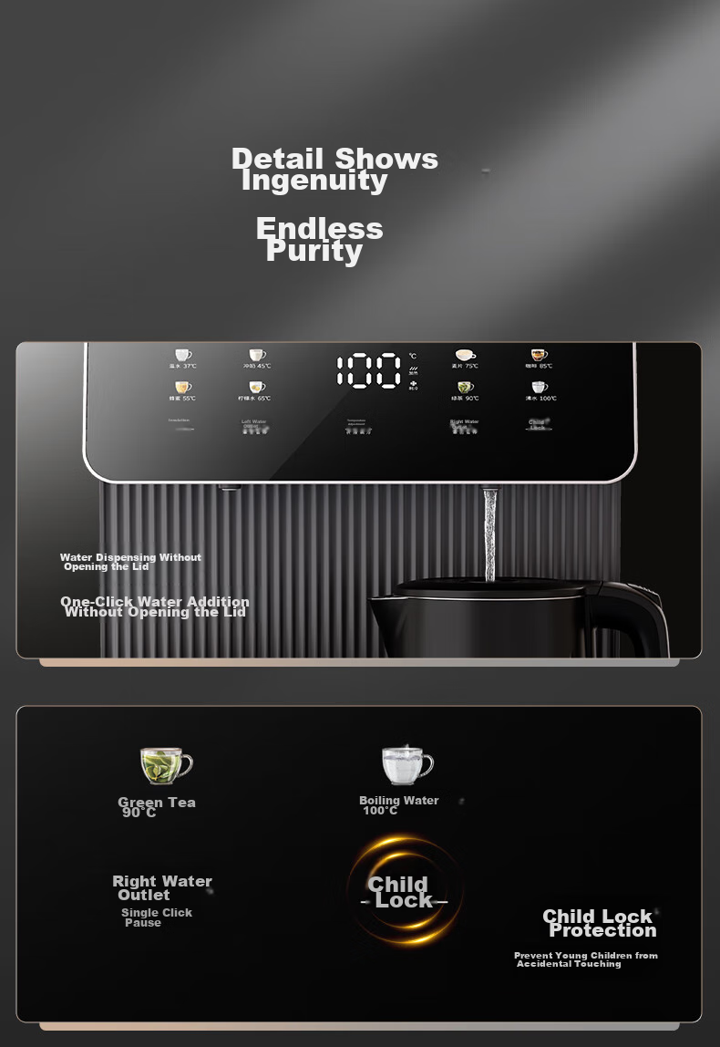 TRULIVA Tea Bar Machine, Home Water Dispenser, Multifunctional Office Standing Bottom-Loading Water Bottle, Fully Automatic Tea Bar Cabinet Integrated High-End Living Room Cooling And Heating Dual-Purpose 2026 New Model 16