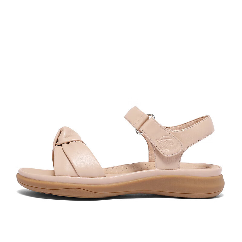 SENDA Women's Summer Sandals, Same Style As in Shopping Malls, Soft Upper, Flat Sole, Casual Walking Sandals 4LK37BL4 Pink 35