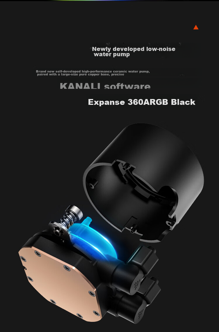 PCCOOLER Jumbo Wave 120 DA120 All-In Liquid CPU Cooler ARGB/RGB Lighting/Integrated Design/Supports 1200/1700/AM5/Standard Thermal Paste Included 2