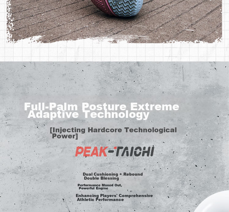 PEAK Taiji Youxia 2.0 Basketball Shoes for Men, Comfortable Shock Absorption, Practical Competition Sneakers, Sports Shoes for Men DA410027 10
