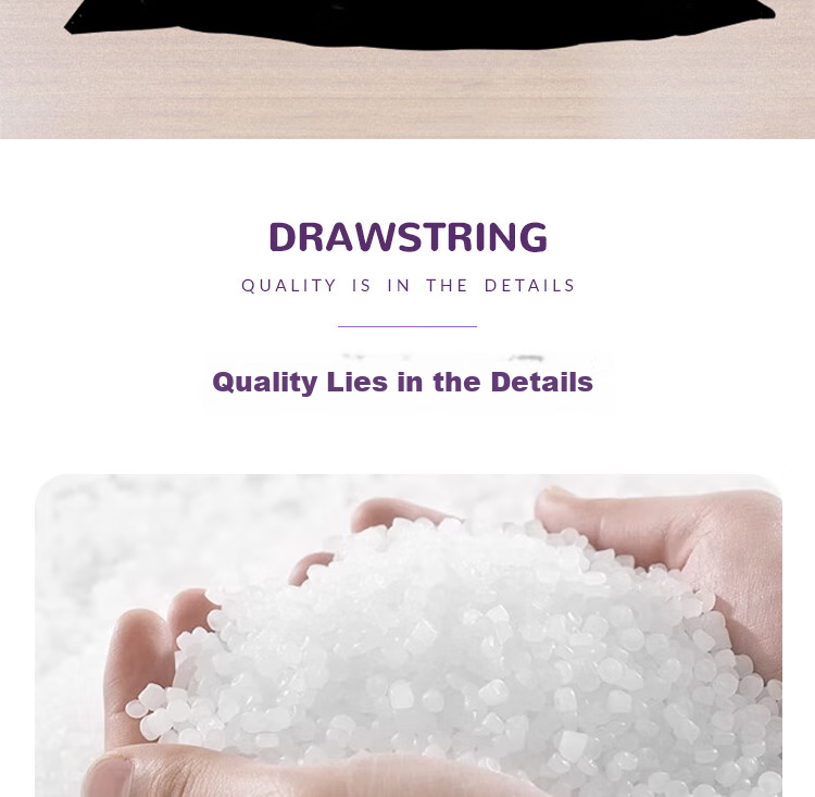 Lide Drawstring Garbage Bags, Black, 45*50cm, 120 Count, Single-Sided, 1.2 Microns Thick, Tear-Free, Thickened Version for Kitchen Use 11