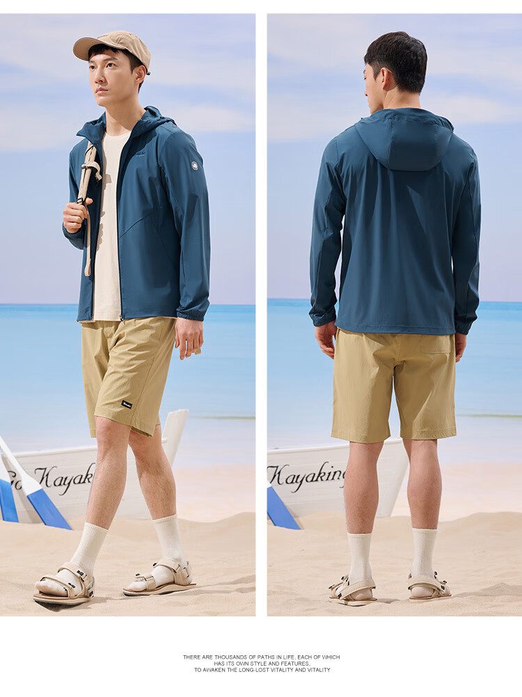 TOREAD Ice Silk Knit Sun Protection Shirt for Men, Spring And Summer UV Protection UPF50+, Skin-Friendly, Elastic, Breathable, Cool-Feeling Sun Protection Clothing 12