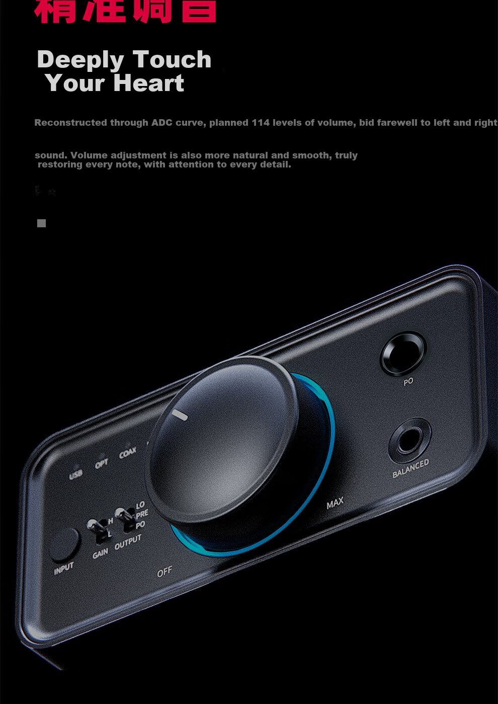 FiiO K7 Desktop Decoding Headphone Amplifier, DSD Decoder All-In Headphone Power Amplifier, HiFi Decoder, Black Decoder 19