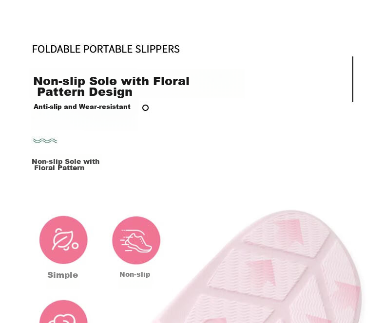 Siwangongli Travel Folding Slippers, Reusable Portable Beach Shoes, Bathroom Non-Slip Slippers, Unisex Couple Sandals, SW2323 1