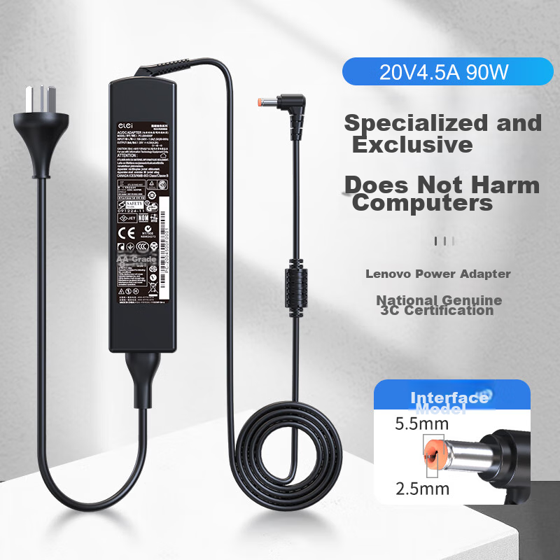 Elei Lenovo Laptop G470 G475 Z480 E49 G485 Y470 Y480 Z475 B475 Laptop Power Adapter, 20V 4.5A Power Cord, 90W