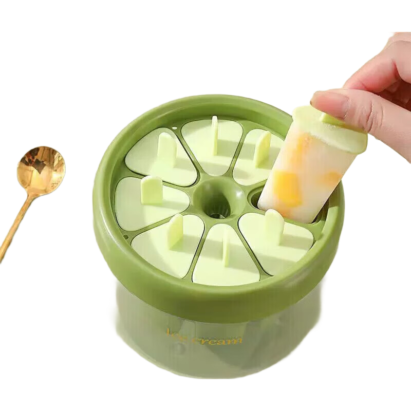 BJ Rotating Ice Cream Mold, Ice Cube Mold, DIY Ice Pop Maker, Ice Cream Bar Mold, Popsicle Mold