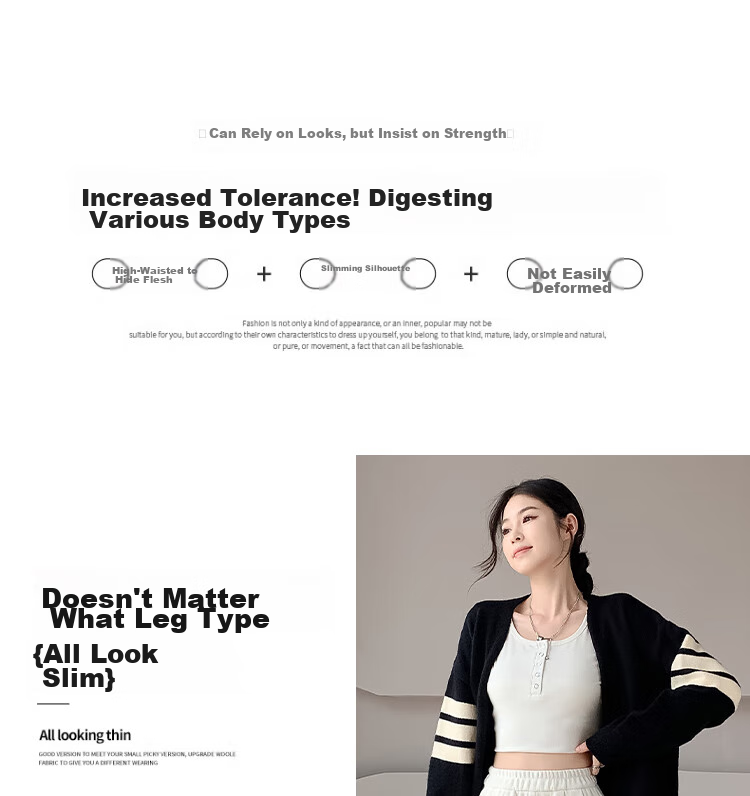 Yishangmei Loose Wide-Leg Pants for Women, Autumn And Winter New Style, Fleece-Lined Thickened Chenille Floor-Length Straight Casual Cotton Pants 12