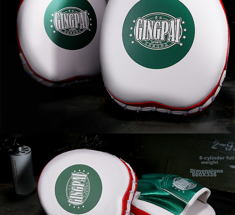 Jingpai Professional Boxing Target for Adults, Muay Thai Fighting, Sanda, Taekwondo Training, Precise Target Practice, Small Hand Target, Kick Target, Platinum Color, One Size Fits All 6