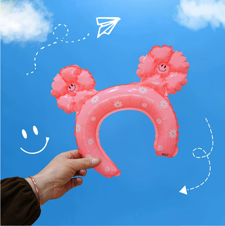 Jingtang Cartoon Balloon Decorations, Sunflower And Daisy Handheld Sticks, Headbands, Hair Accessories, Birthday Party Supplies, Kindergarten Activities, Scene Setup 4