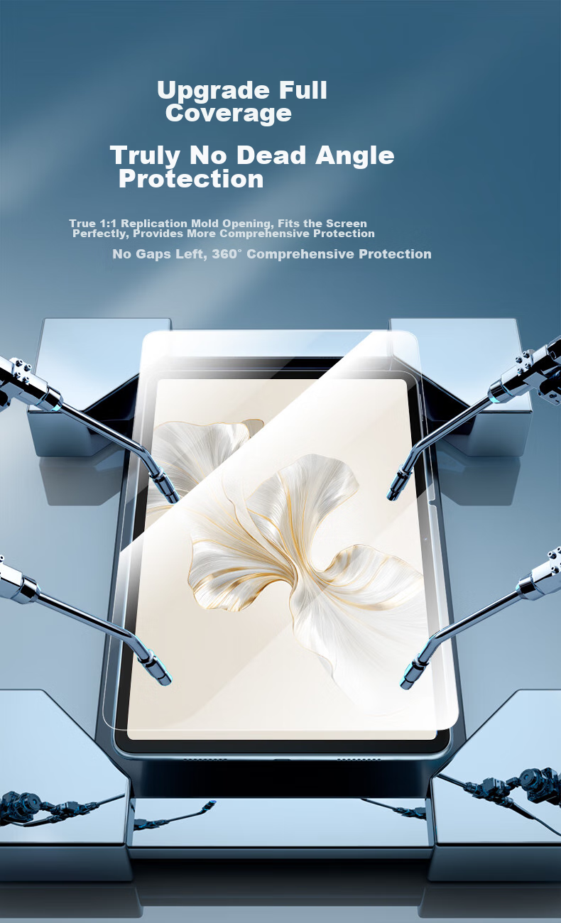 CangHua Tempered Glass Screen Protector for Honor Tablet 9, 12.1-Inch, Compatible with 2023 Honor Tablet 9 Soft Light Edition And Standard Version, Full Screen Protection Film for Computer, High Definition Protective Film 5