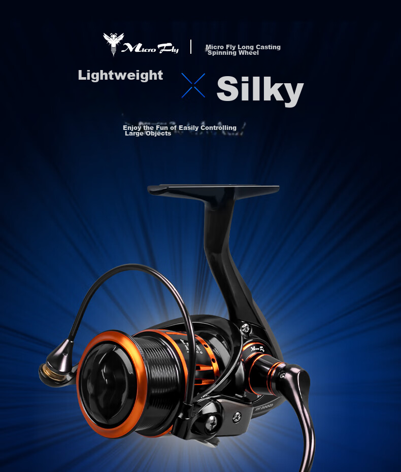 Guowangliya Micro Spinning Reel Upgraded Lightweight Small Bait Reel with Diagonal Mouth And Shallow Line Cup, Lure Reel Fishing Line Reel, 800 Medium Shallow Line Cup 1