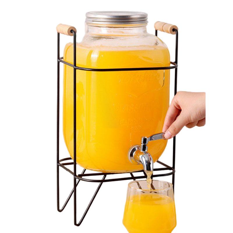 BJ Alcohol Infusion Bottle, Pickle Jar, Wine Fermentation Container, Medicinal Wine Sealed Jar, Pickle Crock, Storage Container, Alcohol Infusion Vessel