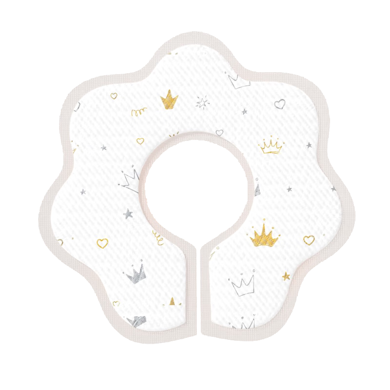 Ankexin Baby Drool Bibs, Disposable Bibs for Newborns, Anti-Dirt Small Towels, 20 Individually Wrapped Pieces, Little Crown Desig