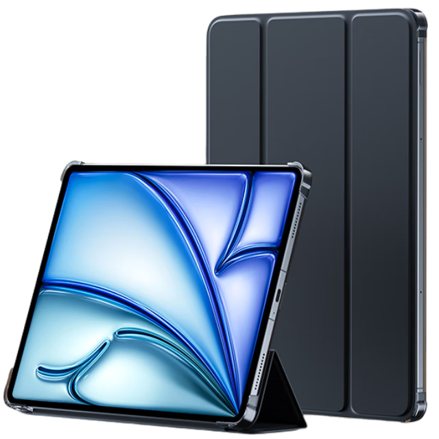 BIAZE Compatible with Apple IPad Air 11-Inch M4 Chip 2026 Model Protective Case, Smart Sleep Foldable Stand Hard Back Cover for Apple Tablets Air8/7/6