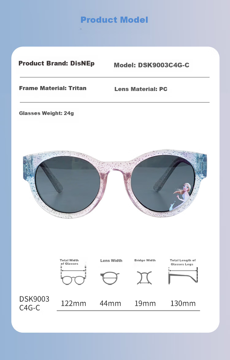 Disney Children's Sunglasses, Girls' Sunglasses, Kids' UV Protection Glasses, Children's Eyewear for Ages 6-12, Back-To Gift, School Supplies 12