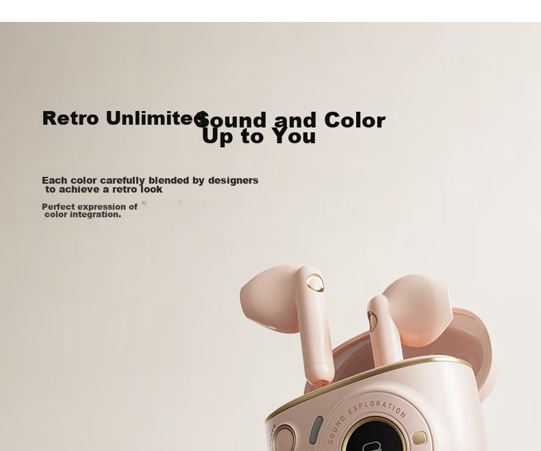 EDIFIER TO-U3 Plus True Wireless Bluetooth Earphones, Semi In-Ear Design, Retro Style, Gift Box, Compatible with Apple, Huawei, Xiaomi, OPPO Phones, Twilight Blue, Graduation Gift 7