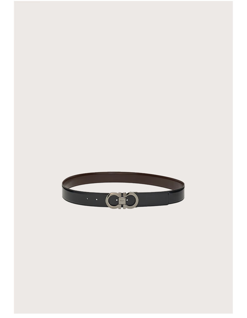Ferragamo Men's Gancini Reversible Adjustable Belt 0644557_C_105 Gift for Boyfriend 4