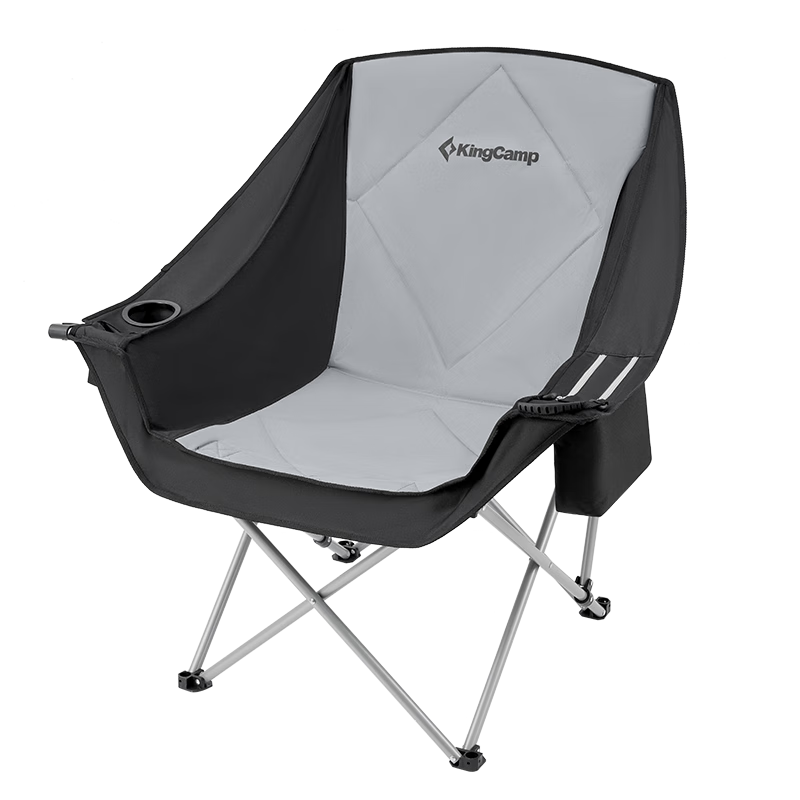 KingCamp Outdoor Folding Chair Wide Sofa Chair Director Chair Portable Folding Stool Sketching Fishing Camping Chair