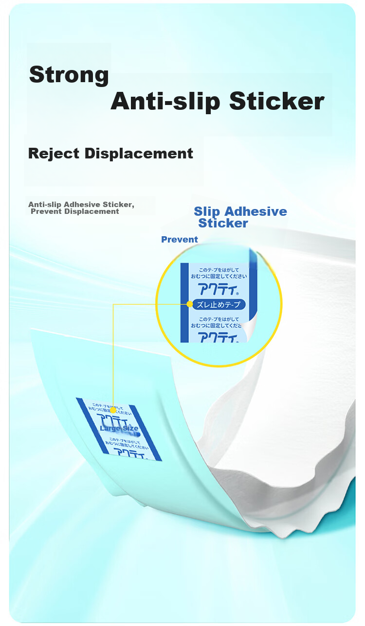 ACTY Comfortable Adult Diapers, 30 Pieces (48*20cm), High Polymer Odor-Resistant, Leak-Proof Incontinence Pads for Elderly And Postpartum Wome 5
