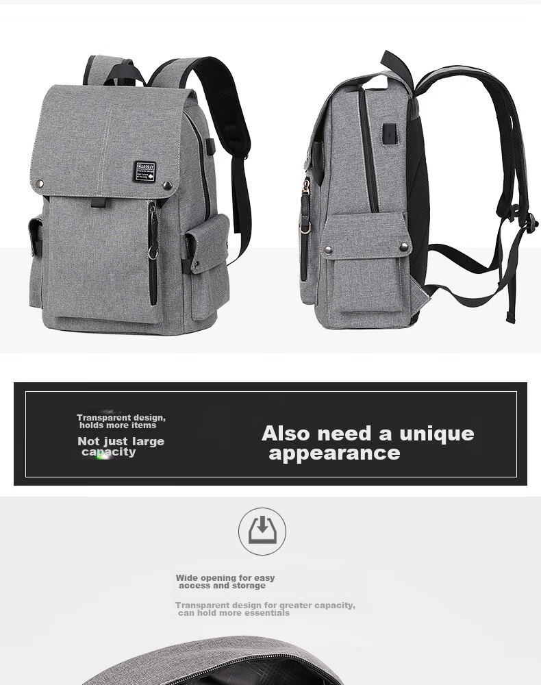 HALFEEL Backpack for Men, Large Capacity Business Travel Laptop Backpack for Middle School, High School And College Students 17
