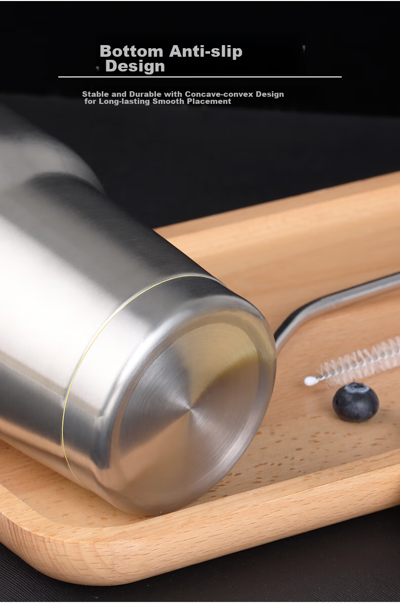 BJ 304 Stainless Steel Ice Cup, Insulated Mug, Large Capacity Water Bottle, Coffee Cup, 900ML with Straw + Straw Brush 9