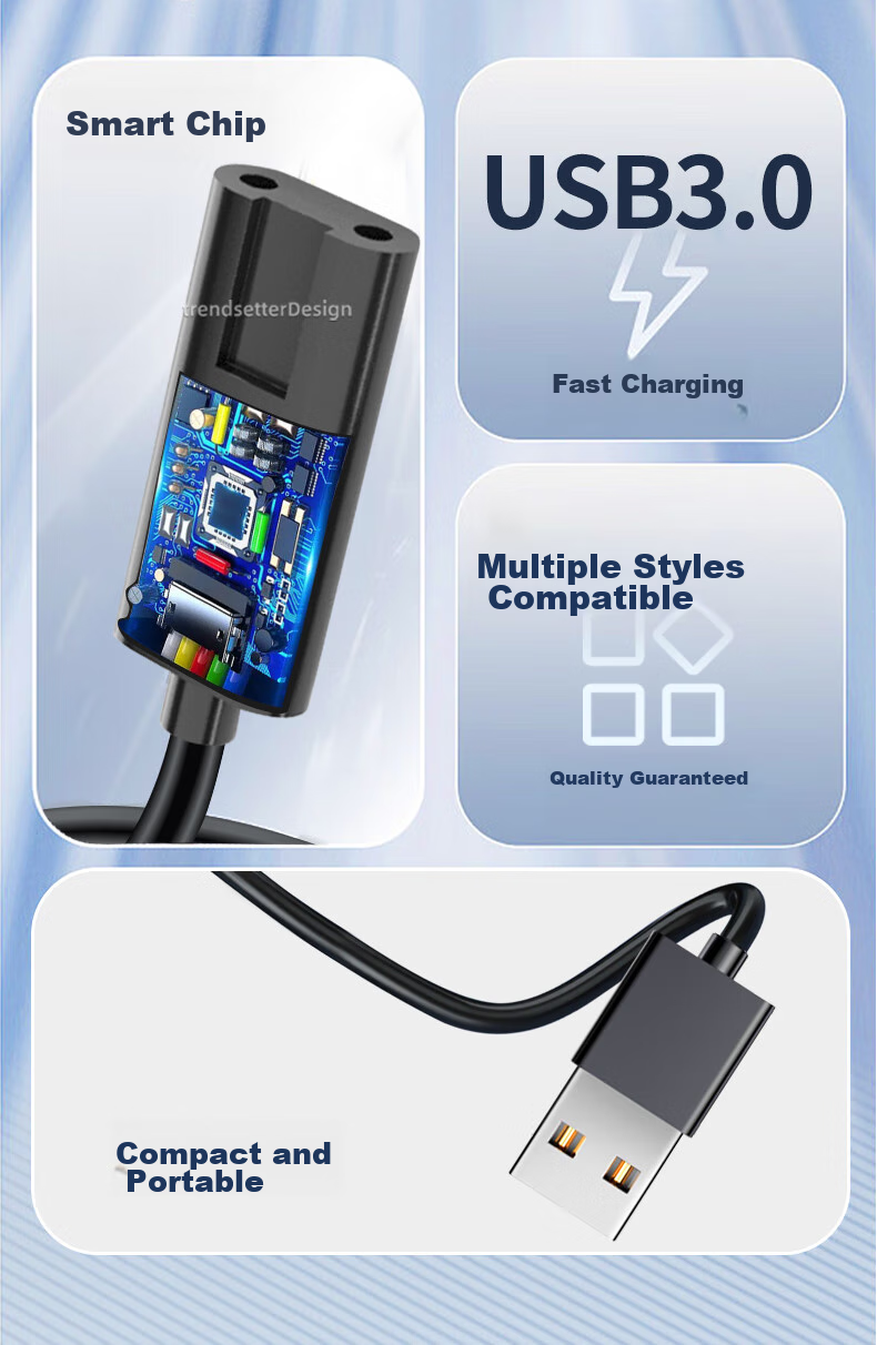 Yingqian Compatible Charging Cable And Power Cord Accessories for Flyco Shavers FS Series fs308/317/326/338/352/367/389/399/632/868/881 2