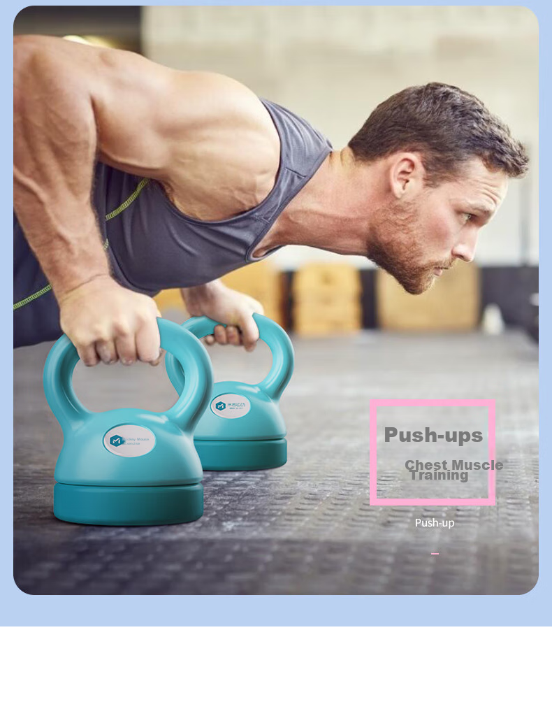 Mike Adjustable Kettlebell Dumbbell, Women's Glute-Lifting Fitness Home Squat, Unisex Weight-Lifting Kettlebell, Gradient Gree 6
