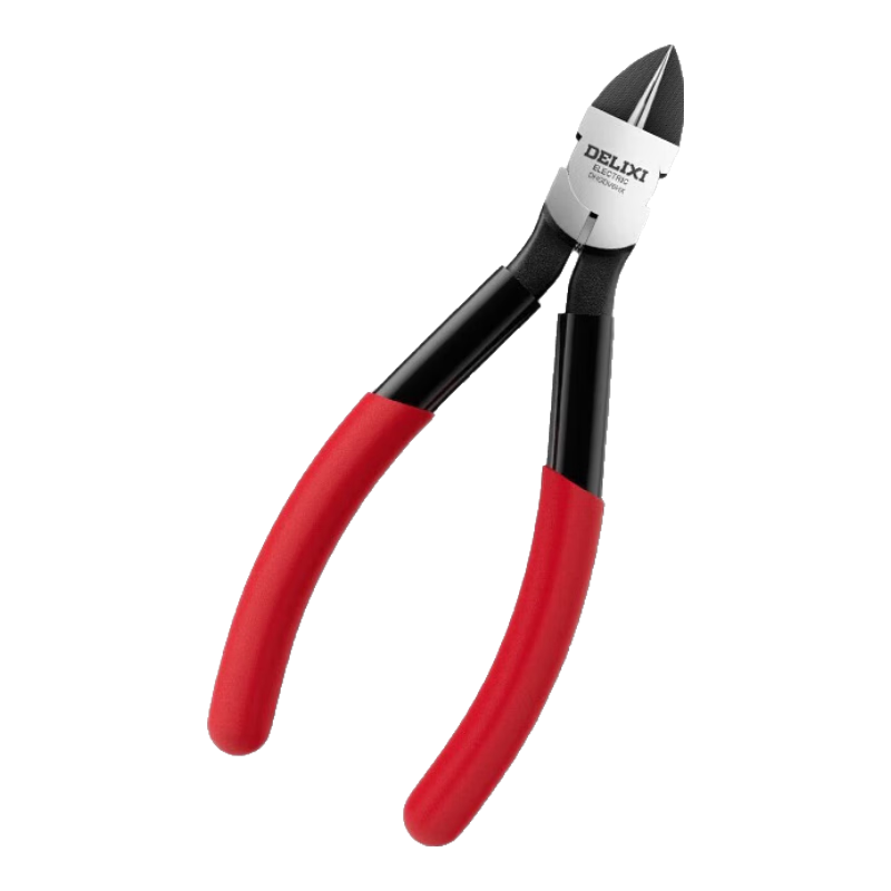 DELIXI ELECTRIC Side-Cutting Pliers, Industrial-Grade High-Tech Electronic Model Scissors, Electronic Pliers, Diagonal Cutting Pliers, 6-Inch Thick Versio