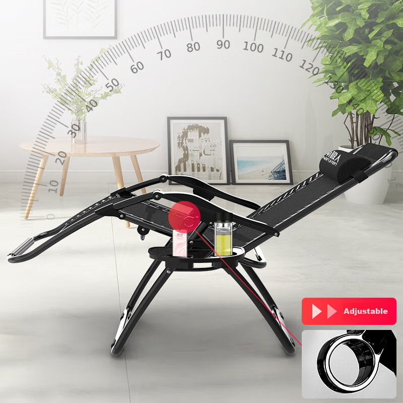 Nanjiren Folding Lounge Chair, Nap Chair, Office Siesta Chair, Backrest Lazy Chair, Leisure Chair, Home Recliner Bed