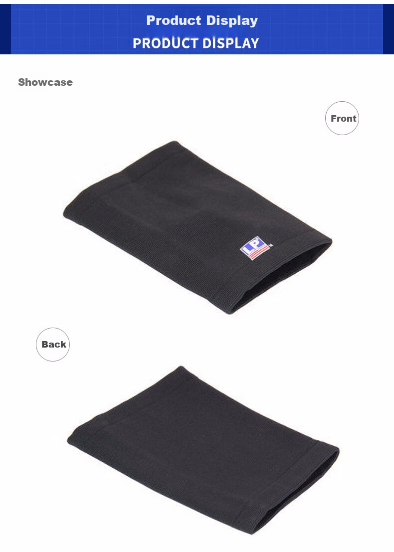 LP 648 Sports Thigh Support, for Running And Fitness, Badminton And Basketball Thigh Sleeve, Single Pack, Black, Size M 5