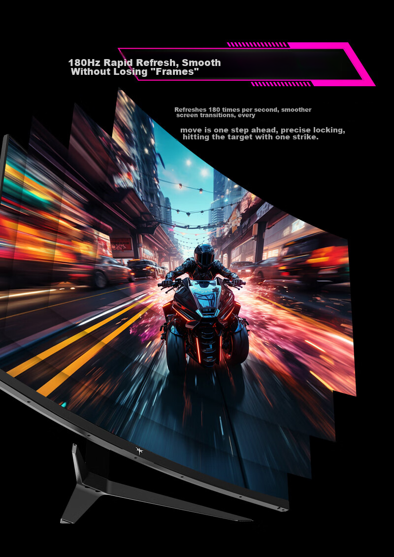 KTC 34-Inch Ultra-Wide 180Hz Curved Ultrawide Screen, 99% SRGB, Compatible with Switch 2 External, Height Adjustable Wall-Mounted Gaming Monitor, H34S17-2 5