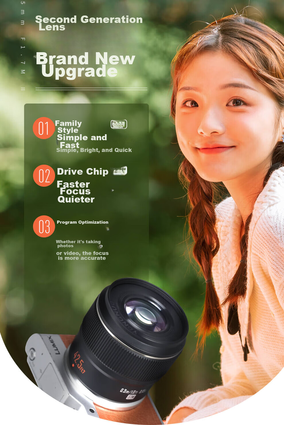 Yongnuo YN12-35mm F2.8-4, 43mm Mount Zoom Lens, Supports Auto And Manual Modes, Suitable for 43mm Mount Cameras 16