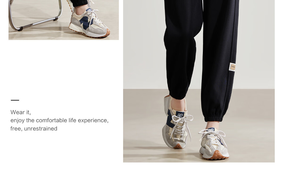 Halo Queen Women's Joggers with Elastic Waistband And Drawstring, Casual Pants for Spring And Autumn, Loose-Fitting Slimming Sweatpants H13QR1953 37