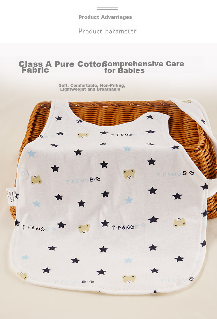 9I9 Baby Belly Band, Summer Pure Cotton, Protects Stomach, Infant Waist Wrap, Newborn Swaddle, Navel Protection, Adjustable for Sleeping, 0-1 Year Old, Bear Desig 3