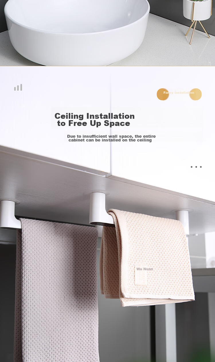Ecoco Simple Towel Rack, No Drilling Required, Bathroom Storage Shelf, Bath Towel Holder, Towel Bar Organizer 7