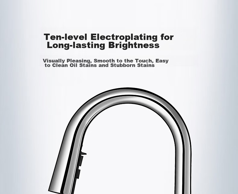HEGII Kitchen Faucet, Seamless Pull-Out Multifunctional Sink Rotating Hot And Cold Water Tap HMF928-412 16