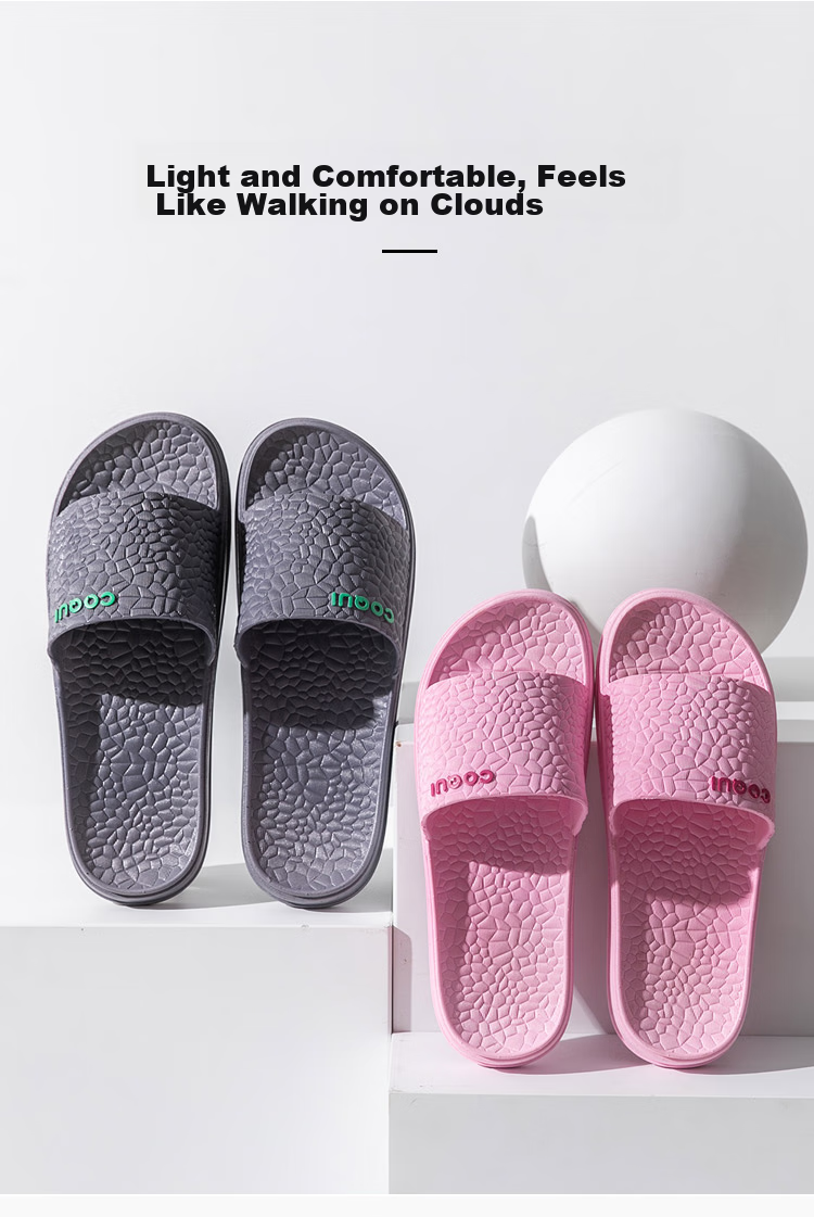 Coqui & Frog Collaboration High Elasticity Slippers Unisex Indoor Shower Sandals Malt Color Size 37-38 CQ2001 2