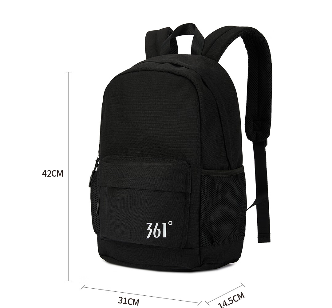 361° Backpack for Men And Women, Large Capacity Laptop Bag for Students, Business Travel And Leisure, Lightweight Bag, Black 17