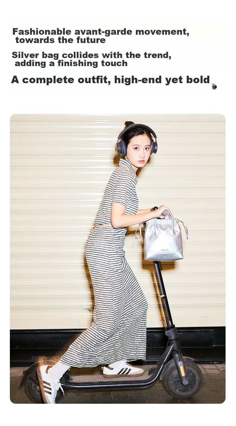 AMAZING SONG Women's Handbag, Hobo Leather Shoulder Crossbody Bag, Niche Original Practical High-End Exquisite Commuter Bag Gift 3