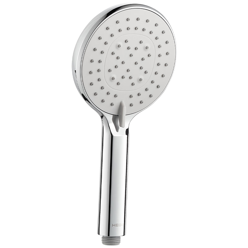 HEGII Shower Head, Multi-Water Type Pressure-Increasing Universal Interface Design Handheld Large Panel Shower Head HMS405-120