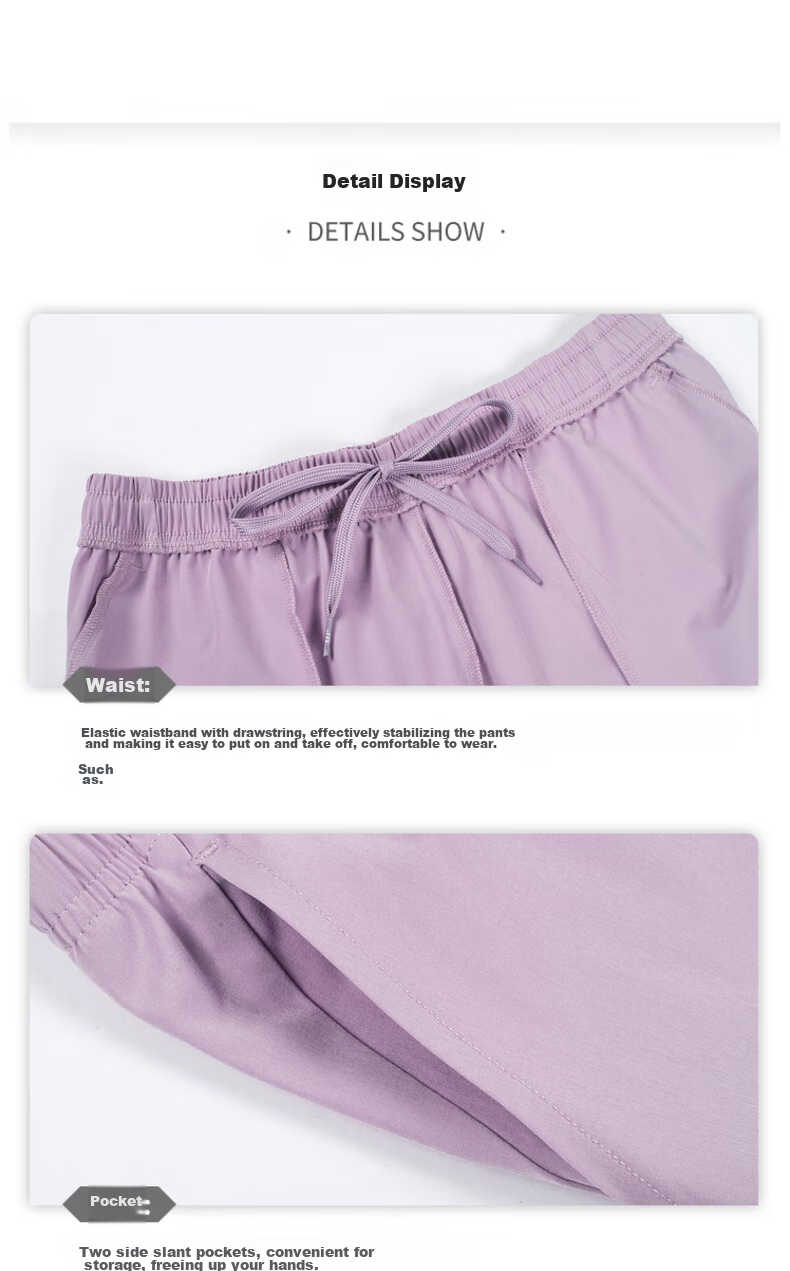 361° Women's Sports Pants Spring Summer Quick-Dry Jogger Casual Loose Running Yoga Fitness Pants 662614707-5 40