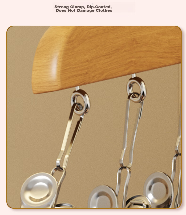 Fanyejia Multi-Functional Space-Saving Clothes Hanger with Clip for Underwear, Socks, Scarves, Pants, And Silk Items - Non-Slip And Seamless Desig 13