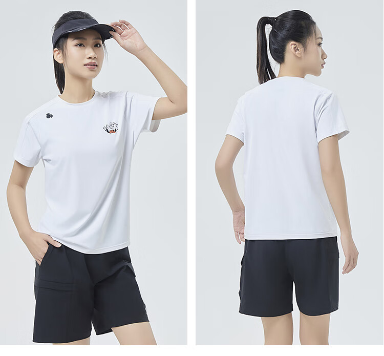 SCALER Ice Rainbow Quick-Dry T-Shirt for Men And Women, Spring/summer New Arrival, Sports Running Breathable Round Neck Outdoor Short Sleeve F4115567 38