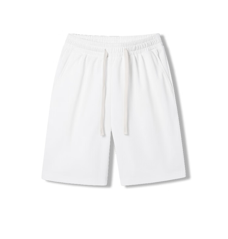 GENIOLAMODE Men's Shorts, Thin, Solid Color, Basic Loose Fit, Casual Versatile Trendy Brand, Knee-Length Shorts for Me 9