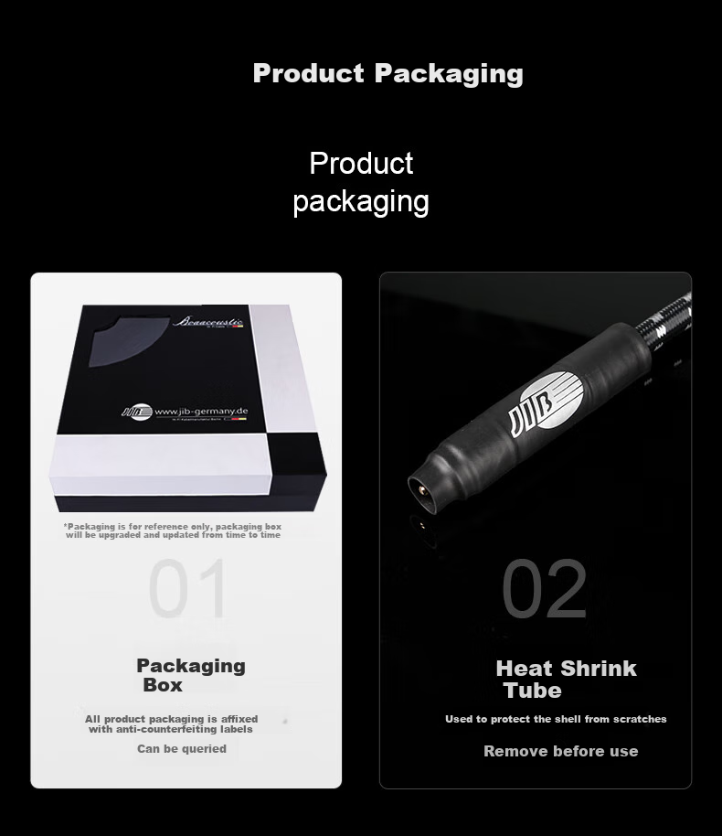 JIB High-End Flagship, XLR Male to Female Audio Cable, Balanced XLR Cable for CD/Amplifier/preamp/speaker Connection BEB-2004 1 Meter Pair 3