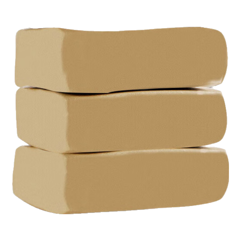 Diyu Clay, 3-Pack, for Elementary School Students' DIY Projects, Pottery Sculpting Clay, Kindergarten Craft Making, Yellow Clay