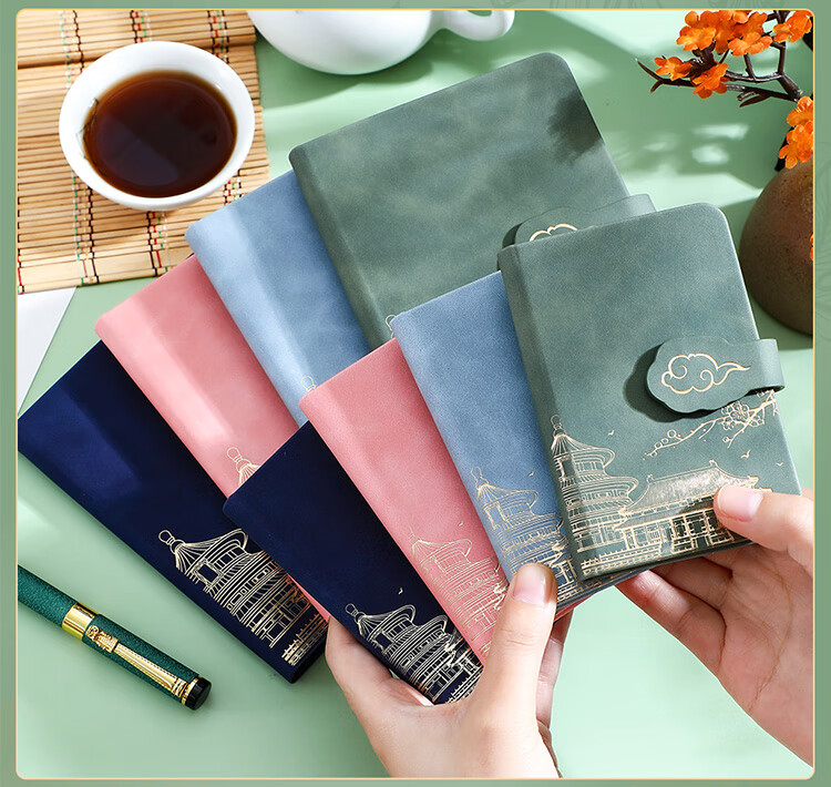 Longe National Trend Small Notebook, Portable Journal A7, Pocket-Sized Notebook, Exquisite And Stylish Mini Notebook, Handheld Memo Pad, Customizable Reminder Book 11